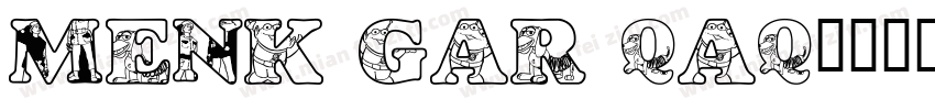 menk gar qaq字体转换